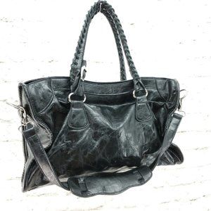 Aldo Black Vegan Leather Convertible Bag